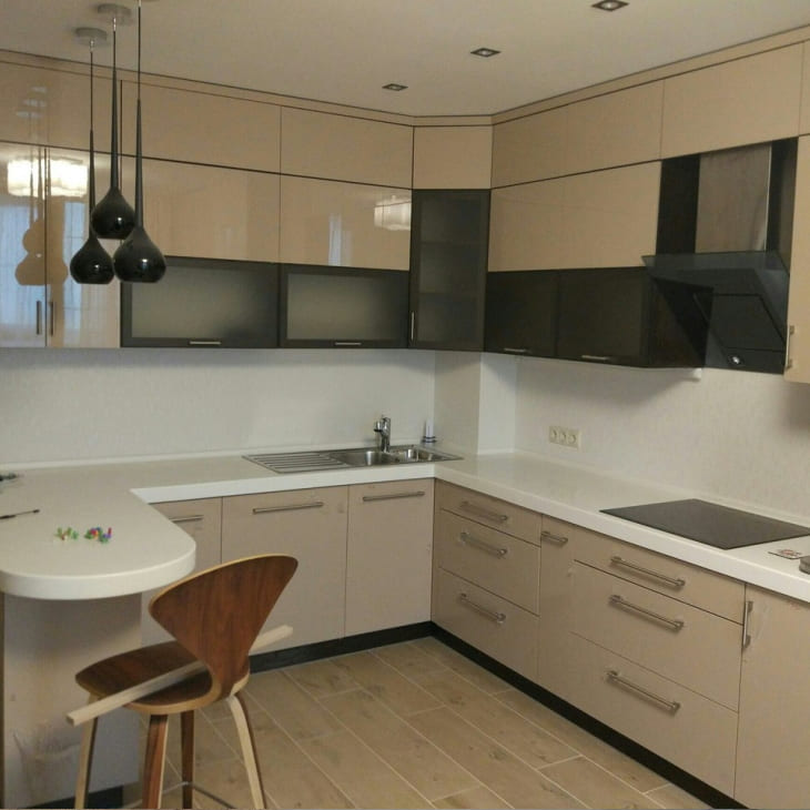 Кухня Бежевая 